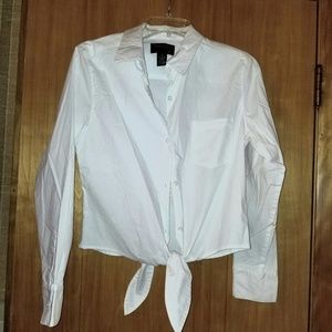 Country Shop vintage white button down shirt